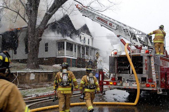 East Potomac St House Fire, Jan 2010